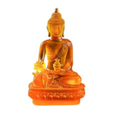 Resin Craft Medicine Buddha Statue Thai-style Zen Ornaments Resin Buddha Crafts Handmade Pharmacist Buddhist Sculpture