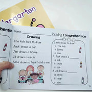 Reading Comprehension Exercise Books Kindergarten English Using Sentences Pictures and Questions To Improve Learning Skills