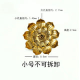 Alloy Incense Burner Stick Holder Buddhism Lotus Line Incense Plate Sandalwood Coil Base Temples Yoga Studios Home Decoration