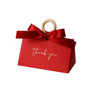 10 Pcs Wedding Candy Box Red Wedding Candy Gift Packaging Box DIY Creative Candy Box Birthday Favors Party Decor