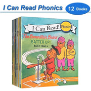 12 Books/Set I Can Read Phonics My Very First Picture Book for Children Kids English Story Picture Books Baby Learning English