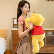 Cute Cartoon New Disney Anime Kawaii Winnie The Pooh Lying Down  Bear Doll Toy Bedside Sleep Pillow Toys For Girl Gifts
