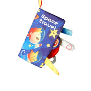 સોફ્ટ બેબી બુક્સ 3D ટચ ફીલ ક્લોથ કરચલીઓ બાળકો માટે સંવેદનાત્મક પ્રારંભિક શિક્ષણ સ્ટ્રોલર રમકડાં શિશુ બાળક માટે 0 3 6 12 મહિના