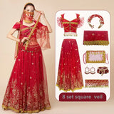 મહિલા ઉત્સવ હેલોવીન કોસ્પ્લે બેલી ડાન્સ ટોપ ડ્રેસ એડલ્ટ ઇન્ડિયન આરબ જાસ્મીન સાડી ફેન્ટસી રેવ બોલિવૂડ આઉટફિટ કોસ્ચ્યુમ સૂટ