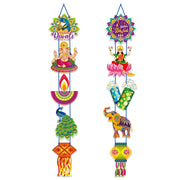 1Set Indian Diwali Party Decoration Door Hanging Decoration Arrangement Hanging Decoration