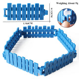 Oenux Simulation Farm Fence Scene Toy Trees House Farmer Unicorn Animals Model Miniature Craft Home Decoration Cute Kids Gift