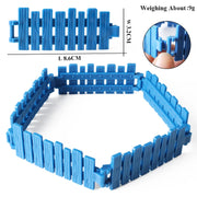 Oenux Simulation Farm Fence Scene Toy Trees House Farmer Unicorn Animals Model Miniature Craft Home Decoration Cute Kids Gift