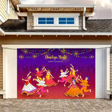 2D flat, 2D flat printing 1 piece Dandiya Night Navratri Festival background banner