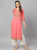 કુર્તા મહિલા ભારતીય રેયોન કુર્તી ટ્યુનિક ગોલ્ડ પ્રિન્ટ એથનિક ટોપ સ્પ્રિંગ સમર પાતળો લાંબો બ્લાઉઝ