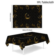 Ramadan Decor Tablecloth EID Mubarak Decor For Home 2025 Ramadan Kareem Islamic Muslim Party Eid Al Adha Gifts Happy Eid Al Fitr