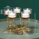 Metal Candlestick Holder Iron Candle Holders for Romantic Candlelight Dinner Props Table Decoration Retro Bedroom  Ornaments