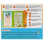 English Point Reading Toy Children's Early Educational Toys Multi Ebook Toddlers Learning English Audible Book Birthday Gifts