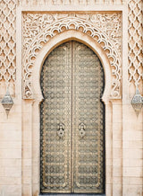Morocco Door Indian Architecture Travel Poster Print Gallery Islamic Wall Art, Marrakech Boho Canvas Painting Home Decor Gift