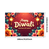 Event Banner Polyester Material Indian Festival Banner Photo Prop Vibrant Colors Holiday Backdrop For Photo Shoot Cultural