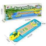 Mini Desktop Frog Bowling Game Toy Funny Indoor Parent-Child Interactive Table Sports Game Toy Bowling Educational Gift For Kids