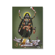 Shiva Parvati Posters Indian Religious Wall Art Canvas Paintings Vishnu Modern Living Room Home Decoration Pictures Frameless