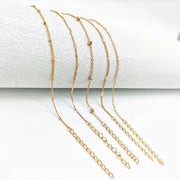 New 5-piece Anklet Set Women Alloy Round Bead Heart Chain Minimalist Ankle Bracelet Jewelry Valentine's Day Gift Accessories