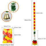 Marigold Garlands Artificial Flower for Indian Decoration Diwali Day of The Dead Halloween Party Festival Wreath Ornament