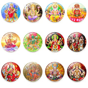 Hinduism, Gods, Elephant Head Gods, Time Gems, Refrigerator Stickers 25mm