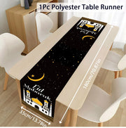 Ramadan Table Runner Eid Mubarak Decor For Home 2025 Tablecloth Islamic Muslim Party Supplies Ramadan Kareem Eid Al-Fitr Gifts