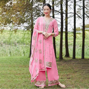 Indian Women's Ethnic Dance Costume Sari Next  Chabi Three Piece Set