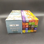 10/25 Small Tubes Natural Tibetan White Sage Incense Sticks Home Fragrance Joss Sticks Bulk Sale Indian Incense Coconut Aromar