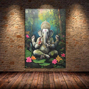 ભારતીય હિન્દુ દેવતાઓ ભગવાન શિવ યોગ દૈવી દેવી સરસ્વતી ધ્યાન આરટી પોસ્ટર કેનવાસ પેઇન્ટિંગ વોલ પ્રિન્ટ ચિત્ર ઘર સજાવટ