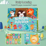 Montessori Baby Busy book My First Quiet Book Paste Early Learning Education Toy for Toddlers Matching Game Toys for Kids Gifts
