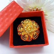 XUHUANG Dubai Gold Color Rings For Women Wedding Africa Bride Indian Fashion Hawaiian Jewelry Party Gifts New Style