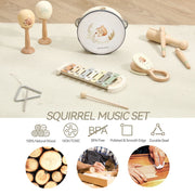 Musical Instruments Montessori Music Baby 0 12 Months Toys Drum Xylophone Kids Early Educational Wooden Instruments Baby Toys