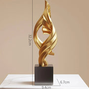 Abstract Art Statue Crafts Modern Creative Resin Desktop Sculpture for Bedroom Bookshelf Cabinets Shelf House Home Office