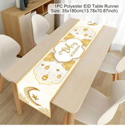 Ramadan Decor Tablecloth EID Mubarak Decor For Home 2025 Ramadan Kareem Islamic Muslim Party Eid Al Adha Gifts Happy Eid Al Fitr