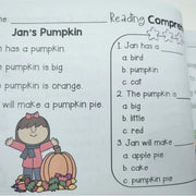 Reading Comprehension Exercise Books Kindergarten English Using Sentences Pictures and Questions To Improve Learning Skills