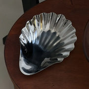 304 Stainless Steel Shell Plate Metal Cheese Plate Dessert Dish Jewelry Storage Plate Decorative Dish Featured Tableware