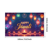 હેપ્પી દિવાળી ડેકોરેટિવ થીમ ફેસ્ટિવલ ડેકોરેશન ઇવેન્ટ બેનર ફેસ્ટિવલ ડિઝાઇન ફેસ્ટિવલ બેનર ફોર કોમ્યુનિટી સેલિબ્રેશન ફેમિલી