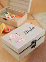 Custom Name Ramadan Memory Box, Personalized Festival Keepsake Box,Customized Ramadan Storage Case,Customizable Ramadan Gift Box