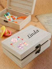 Custom Name Ramadan Memory Box, Personalized Festival Keepsake Box,Customized Ramadan Storage Case,Customizable Ramadan Gift Box