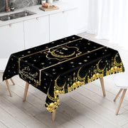 Ramadan Decor Tablecloth EID Mubarak Decor For Home 2025 Ramadan Kareem Islamic Muslim Party Eid Al Adha Gifts Happy Eid Al Fitr