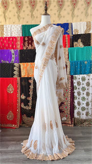 ભારતીય ભારે ઉદ્યોગો ભરતકામ નેઇલ બીડ 6-મીટર મોટી સાડી નેપાળ થાઇલેન્ડ ફેશન વાર્ષિક પરિષદ પ્રવાસન