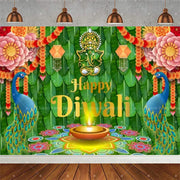 ભારતીય પરંપરાગત હેપ્પી દિવાળી બેકડ્રોપ્સ ફેસ્ટિવલ ઓફ લાઇટ્સ પાર્ટી મ્યુરલ હિન્દુ મીણબત્તી બેકગ્રાઉન્ડ પ્રોપ રૂમ ડેકોર કસ્ટમ સપ્લાય