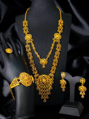 ANIID Brazilian 24K Gold Color Jewelry Sets Wedding Dubai Necklace Earrings For Women Nigerian Indian Bridal Set Party Gifts