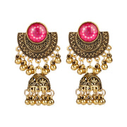 Pendientes Gypsy Ethnic Round Bells Indian Jewelry Earrings Vintage Tribe Jhumka Earrings Kolczyki Wedding Jewelry