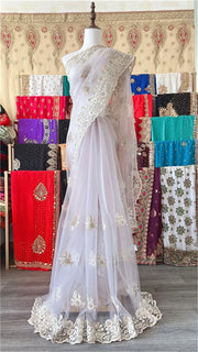 ભારતીય ભારે ઉદ્યોગો ભરતકામ નેઇલ બીડ 6-મીટર મોટી સાડી નેપાળ થાઇલેન્ડ ફેશન વાર્ષિક પરિષદ પ્રવાસન