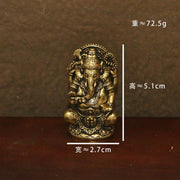 Lord Ganesha Statue Buddha Ornaments Elephant Hindu God Sculpture Figurines Home Office Decoration Buddha Statues