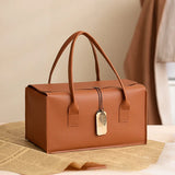 Elegant Imitation Leather Gift Box Perfect for Weddings Anniversaries and Special Occasions Comes with Carrying Handles