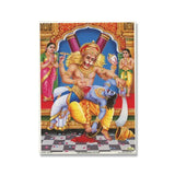Shiva Parvati Posters Indian Religious Wall Art Canvas Paintings Vishnu Modern Living Room Home Decoration Pictures Frameless