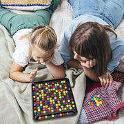 Rainbow Ball Elimination Board Game Fun Rainbow Ball Elimination Color Matching Toy Parent-child Interaction Tabletop Chess Game