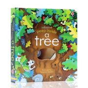 Usborne Peep Inside A Tree English Learning Flap Picture Book Educational 3D Flap Picture Books Children Reading Book