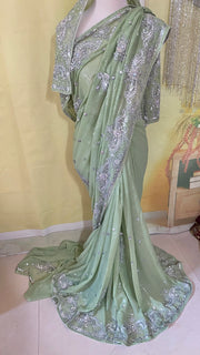 ભારતીય સાડી નેપાલ થાઈ 6m સાડી કોસ્ચ્યુમ ડ્રેસ