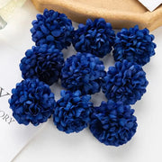100PCS Artificial Hydrangea Flowers Wholesale Wedding Home Party Room Decoration Christmas Candy Box Fake Silk Scrapbook Plants